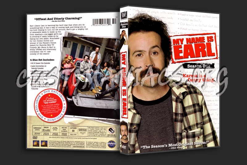 My Name is Earl Season 1 dvd cover