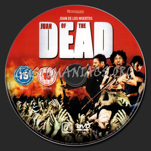 Juan of the Dead dvd label