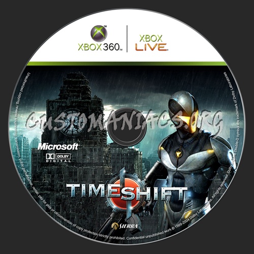 Timeshift dvd label