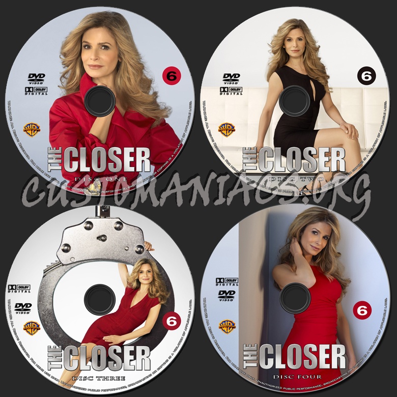 The Closer - Season 6 dvd label