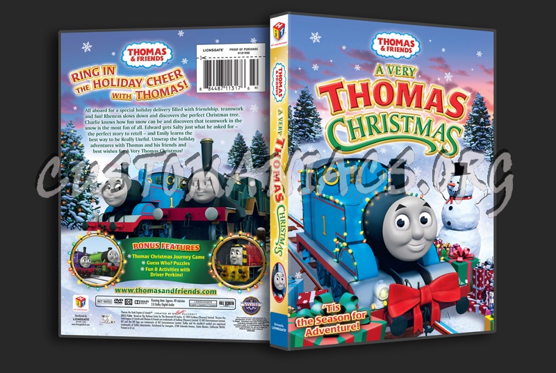 Thomas & Friends: A Very Thomas Christmas dvd cover