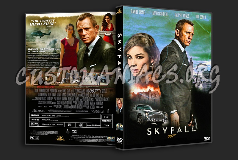 Skyfall dvd cover