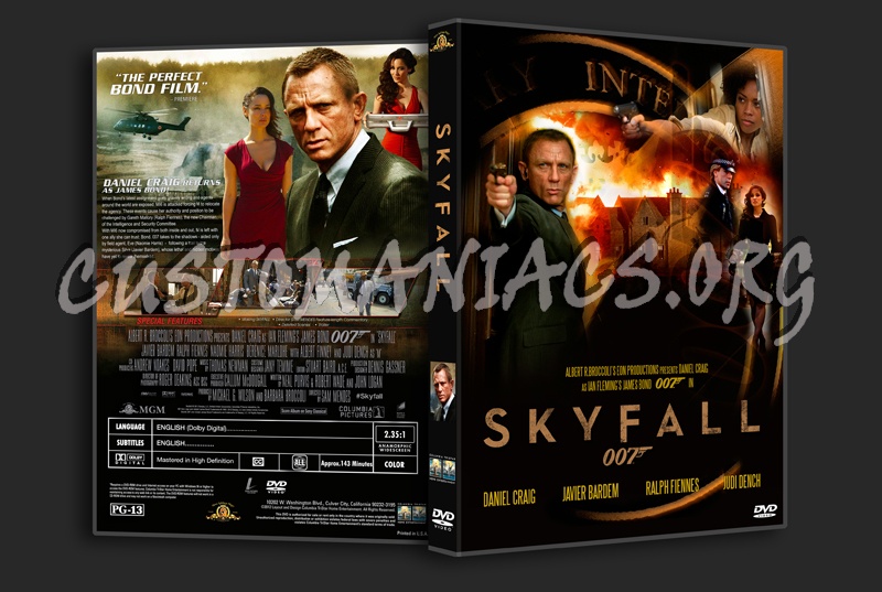 Skyfall dvd cover