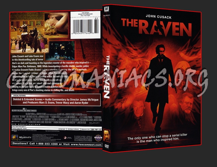 The Raven dvd cover