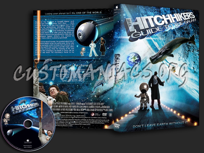 The Hitchhiker's Guide to the Galaxy dvd cover