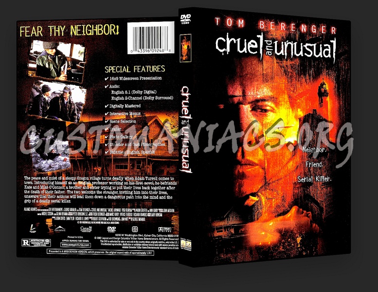 Cruel and Unusual dvd cover