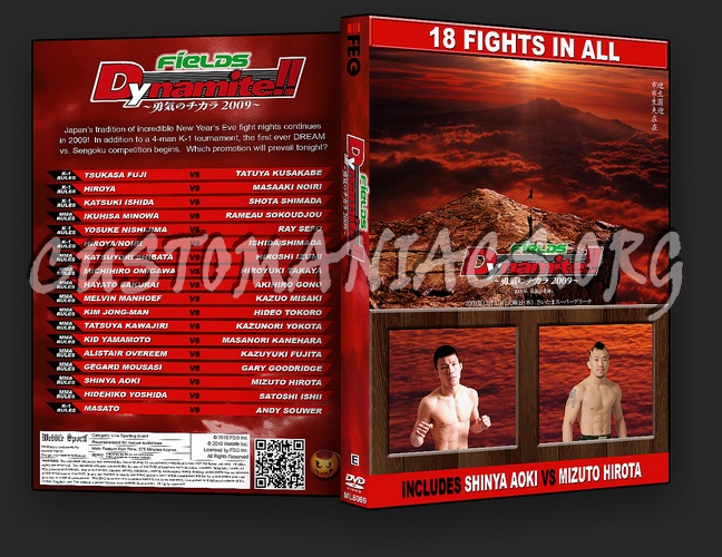 K-1 Fields Dynamite 2009 dvd cover