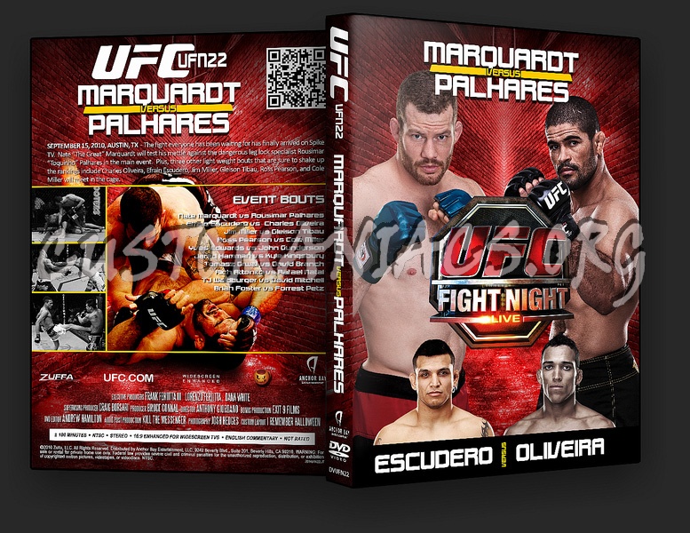 UFC UFN 22: Marquardt vs. Palhares dvd cover