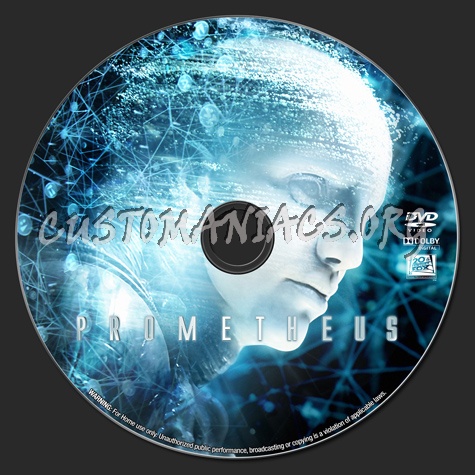 Prometheus dvd label