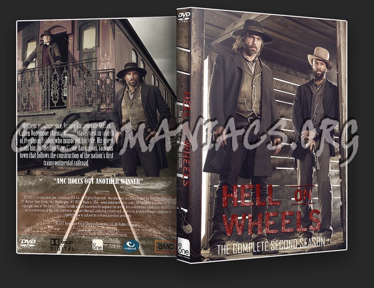 Hell on Wheels - Season 2 dvd cover