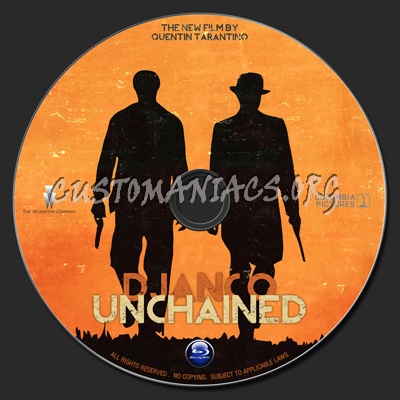 Django Unchained (2012) blu-ray label - DVD Covers & Labels by ...