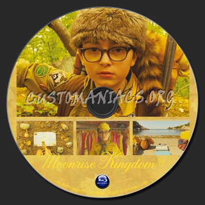 Moonrise Kingdom (2012) blu-ray label