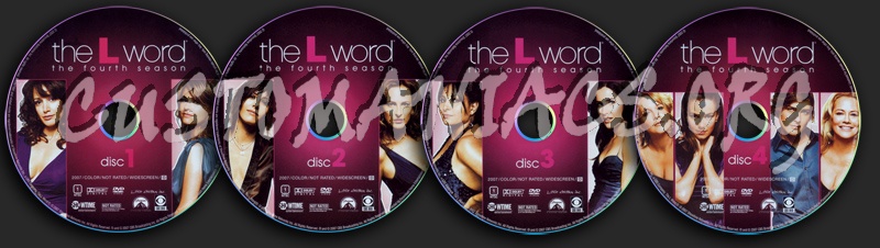 The L Word Season 4 dvd label