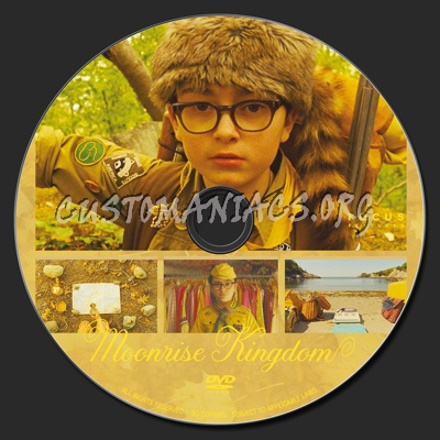 Moonrise Kingdom (2012) dvd label