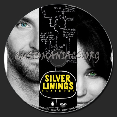 Silver Linings Playbook (2012) dvd label