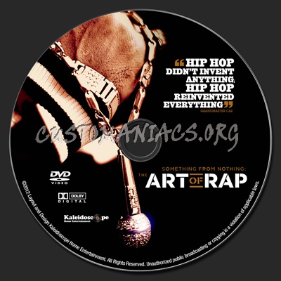 Something From Nothing: The Art of Rap dvd label