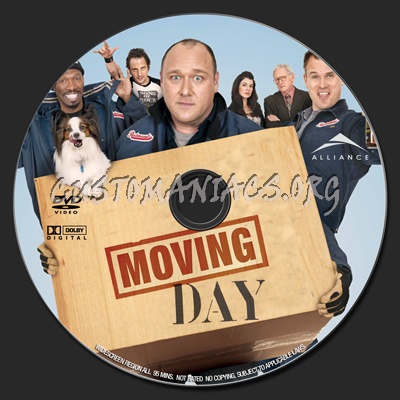 Moving Day dvd label