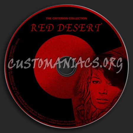 522 - Red Desert dvd label