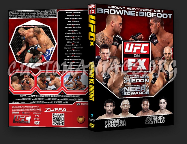 UFC on FX 5: Browne vs. Bigfoot dvd cover