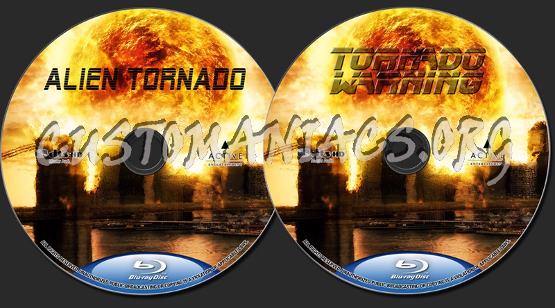 Alien Tornado (aka Tornado Warning) blu-ray label