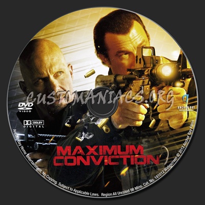 Maximum Conviction dvd label