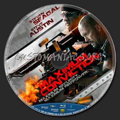 Maximum Conviction blu-ray label