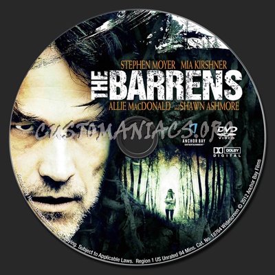 The Barrens dvd label