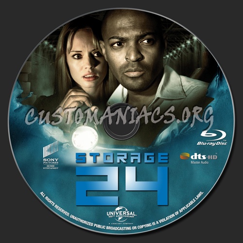 Storage 24 blu-ray label