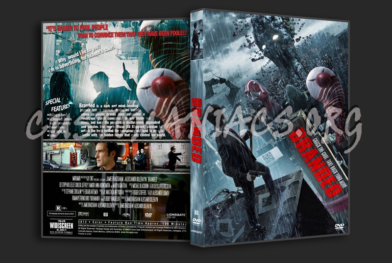 Branded dvd cover