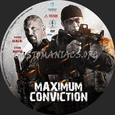 Maximum Conviction dvd label