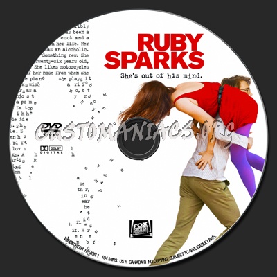 Ruby Sparks dvd label