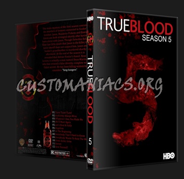 TRUE BLOOD s1 & s2 & s3 & s4 & s5 dvd cover