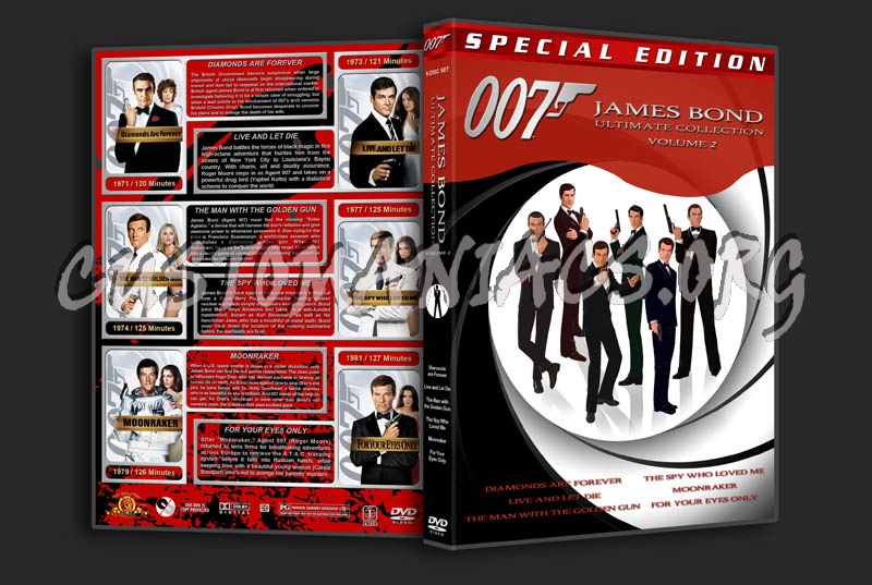 James Bond Ultimate Collection - Volumes 1-4 dvd cover