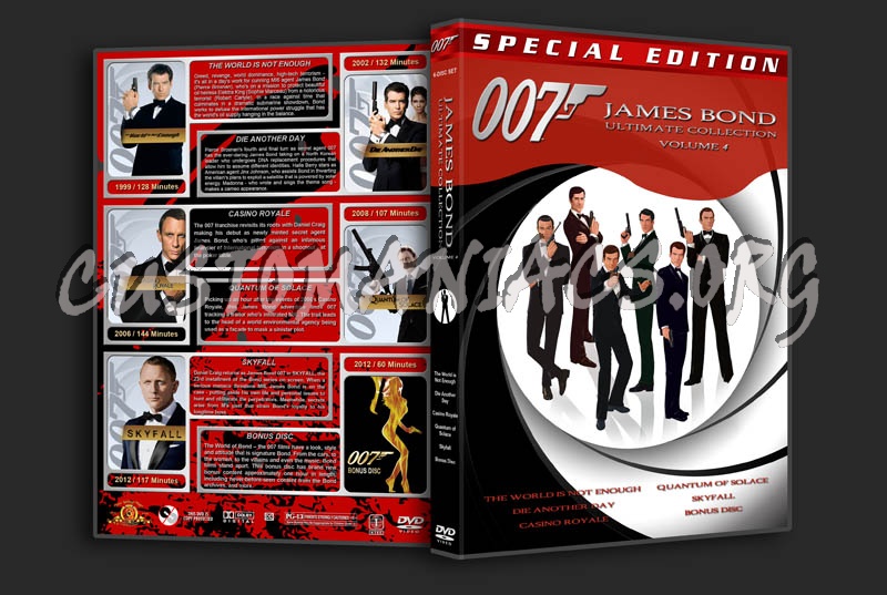 James Bond Ultimate Collection - Volumes 1-4 dvd cover