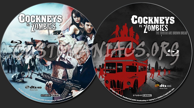 Cockneys vs Zombies blu-ray label