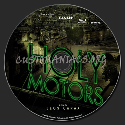 Holy Motors blu-ray label