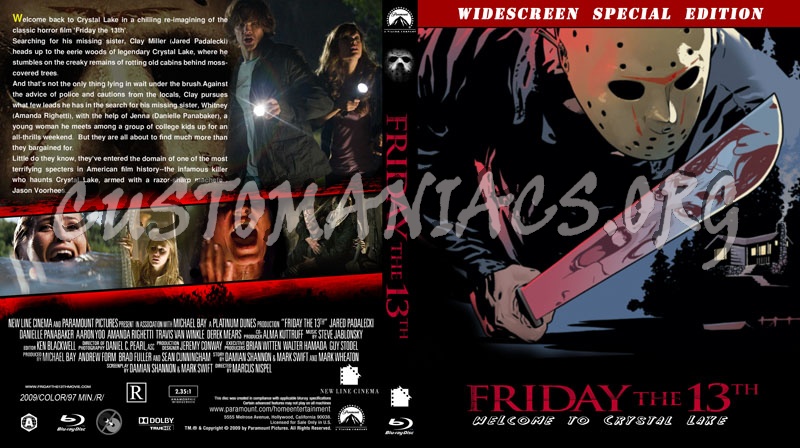 Friday The 13th blu-ray cover