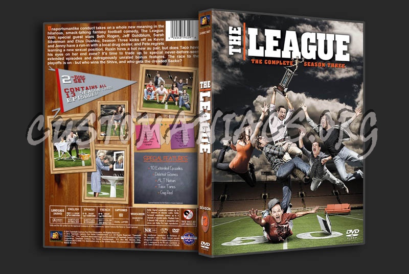 The League: Seasons 1-3 dvd cover