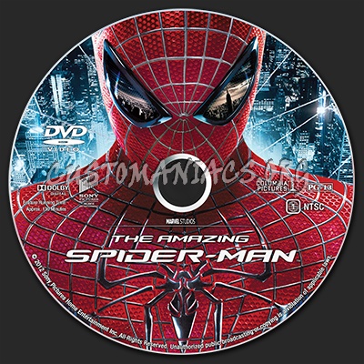 The Amazing Spider-Man dvd label