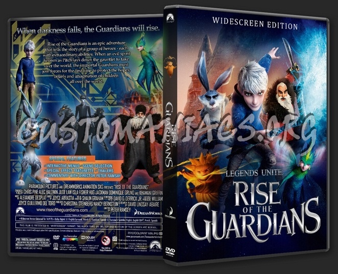 Rise Of The Guardians dvd cover