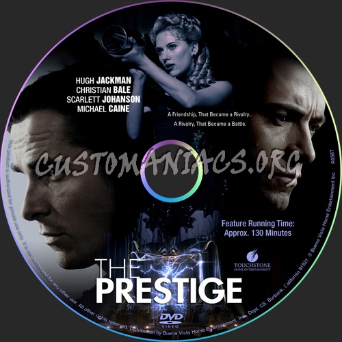 The Prestige dvd label