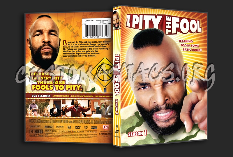 I Pity the Fool Season 1 dvd cover