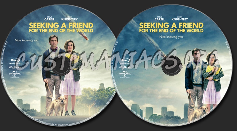 Seeking A Friend For The End Of The World blu-ray label