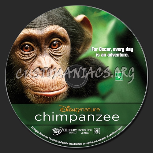 Chimpanzee dvd label