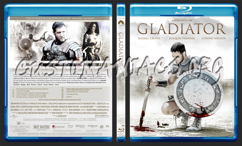 Gladiator blu-ray cover