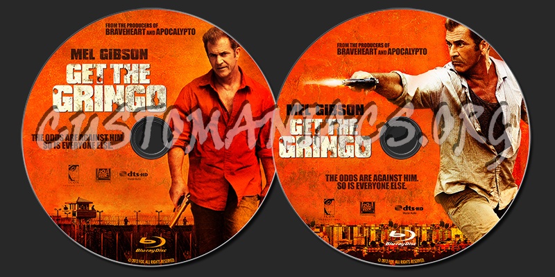 Get The Gringo (How I Spent My Summer Vacation) blu-ray label