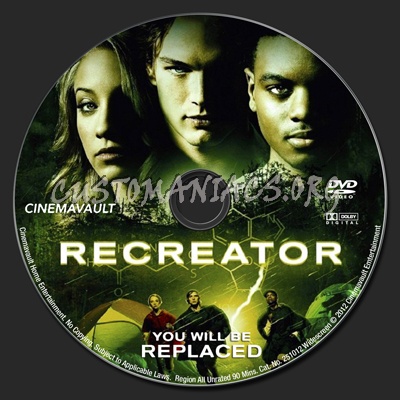 Recreator dvd label