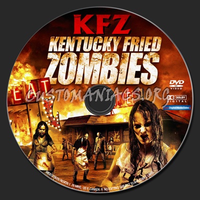 Kentucky Fried Zombies dvd label