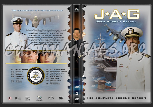 JAG: Judge Advocate General dvd cover