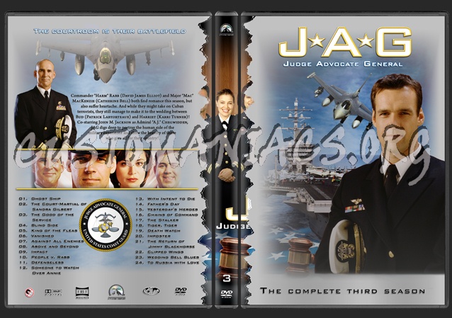 JAG: Judge Advocate General dvd cover